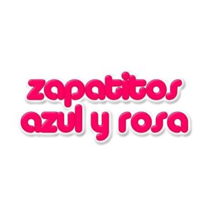 Zapatitos azul y rosa